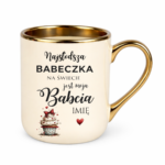 Kubek z dowolnym imieniem "Najsłodsza babeczka na świecie"