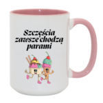 Kubek "Szczęścia chodzą parami"