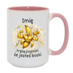 Kubek z dowolnym imieniem "Chodzą pogłoski, że jesteś boski"