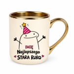Kubek z dowolnym imieniem "Najlepszego stara ruro"