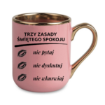 Kubek "Trzy zasady świętego spokoju"