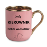 Kubek z dowolnym imieniem "Kierownik domu wariatów"