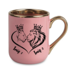 Kubek z dowolnymi imionami "Król i królowa"