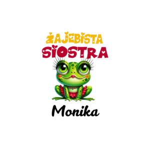 Kubek z dowolnym imieniem "Żajebista siostra"