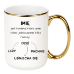 Kubek z dowolnym imieniem "Kobieta"