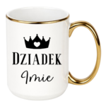 Kubek z dowolnym imieniem "Dziadek"