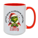 Kubek z dowolnym imieniem "Jesteś moim ulubionym debilem"