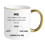 Kubek z dowolnym imieniem "Kobieta"