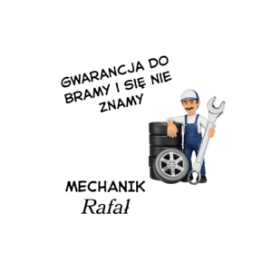 Kubek z dowolnym imieniem "Mechanik"