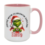 Kubek z dowolnym imieniem "Jesteś moim ulubionym debilem"