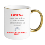 Kubek "Powodzenia w nowej pracy"