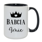 Kubek z dowolnym imieniem "Babcia"