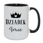 Kubek z dowolnym imieniem "Dziadek"