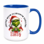 Kubek z dowolnym imieniem "Jesteś moim ulubionym debilem"