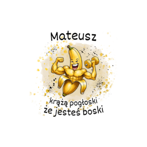 Kubek z dowolnym imieniem "Chodzą pogłoski, że jesteś boski"