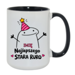 Kubek z dowolnym imieniem "Najlepszego stara ruro"