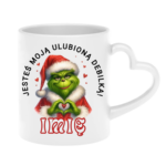 Kubek z dowolnym imieniem "Jesteś moją ulubioną debilką"
