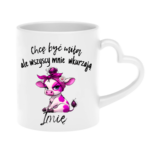 Kubek z dowolnym imieniem "Chcę być miła"