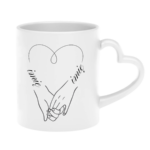 Kubek z dowolnymi imionami "Serce"