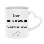 Kubek z dowolnym imieniem "Kierownik domu wariatów"