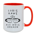 Kubek "Lubię kawę ale wolę orgazm"