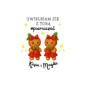 Kubek z dowolnymi imionami "Uwielbiam się z tobą opierniczać"