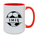 Kubek z dowolnym imieniem "Piłka"