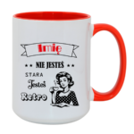 Kubek z dowolnym imieniem "Nie jesteś stara jesteś retro"
