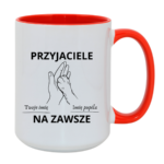 Kubek z dowolnymi imionami "Przyjaciele na zawsze"