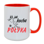 Kubek "Jak kocha to połyka"