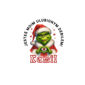 Kubek z dowolnym imieniem "Jesteś moim ulubionym debilem"