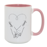 Kubek z dowolnymi imionami "Serce"