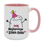Kubek z dowolnym imieniem "Najlepszego stara ruro"