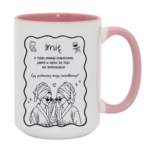 Kubek z dowolnym imieniem "Czy zostaniesz moją świadkową?"