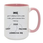 Kubek z dowolnym imieniem "Kobieta"