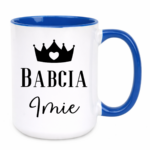 Kubek z dowolnym imieniem "Babcia"