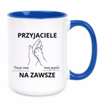 Kubek z dowolnymi imionami "Przyjaciele na zawsze"