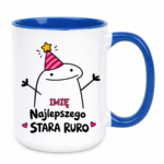 Kubek z dowolnym imieniem "Najlepszego stara ruro"