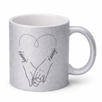 Kubek z dowolnymi imionami "Serce"