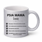 Kubek z dowolnym imieniem "Psia mama"