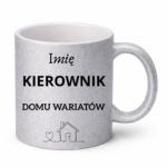 Kubek z dowolnym imieniem "Kierownik domu wariatów"