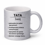 Kubek z dowolnym imieniem "Tata"