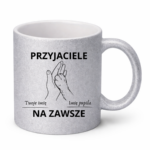 Kubek z dowolnymi imionami "Przyjaciele na zawsze"