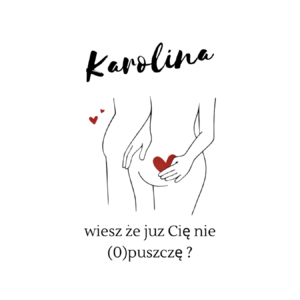 Kubek z dowolnym imieniem "Wiesz że cię nie (o)puszczę?