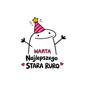 Kubek z dowolnym imieniem "Najlepszego stara ruro"