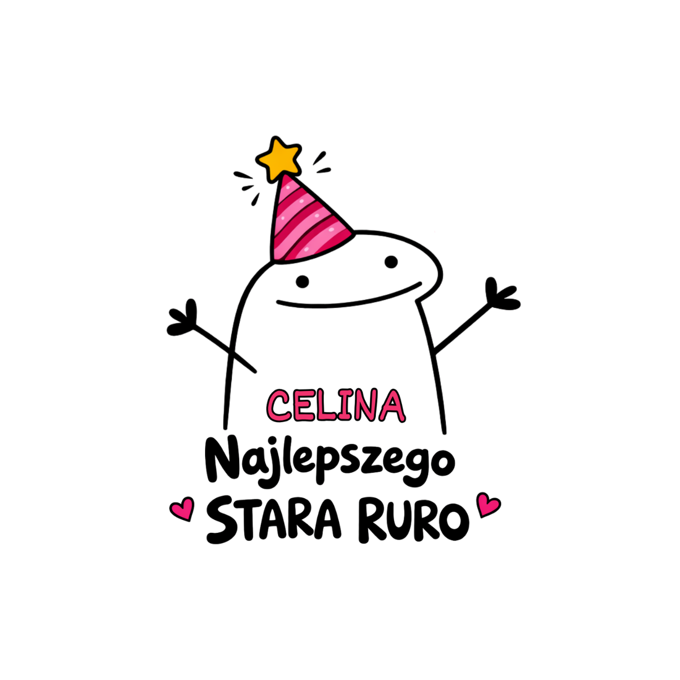 35 Kubek z dowolnym imieniem "Najlepszego stara ruro"