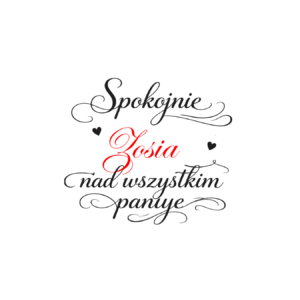 Kubek z dowolnym imieniem "Nad wszystkim panuje"