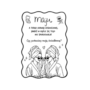 Kubek z dowolnym imieniem "Czy zostaniesz moją świadkową?"