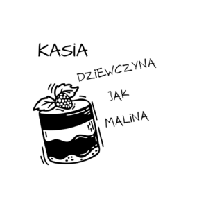 Kubek z dowolnym imieniem "Dziewczyna jak malina"