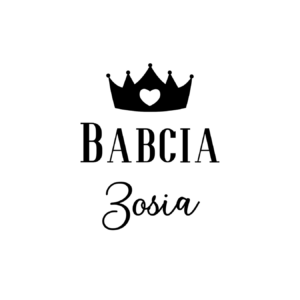 Kubek z dowolnym imieniem "Babcia"